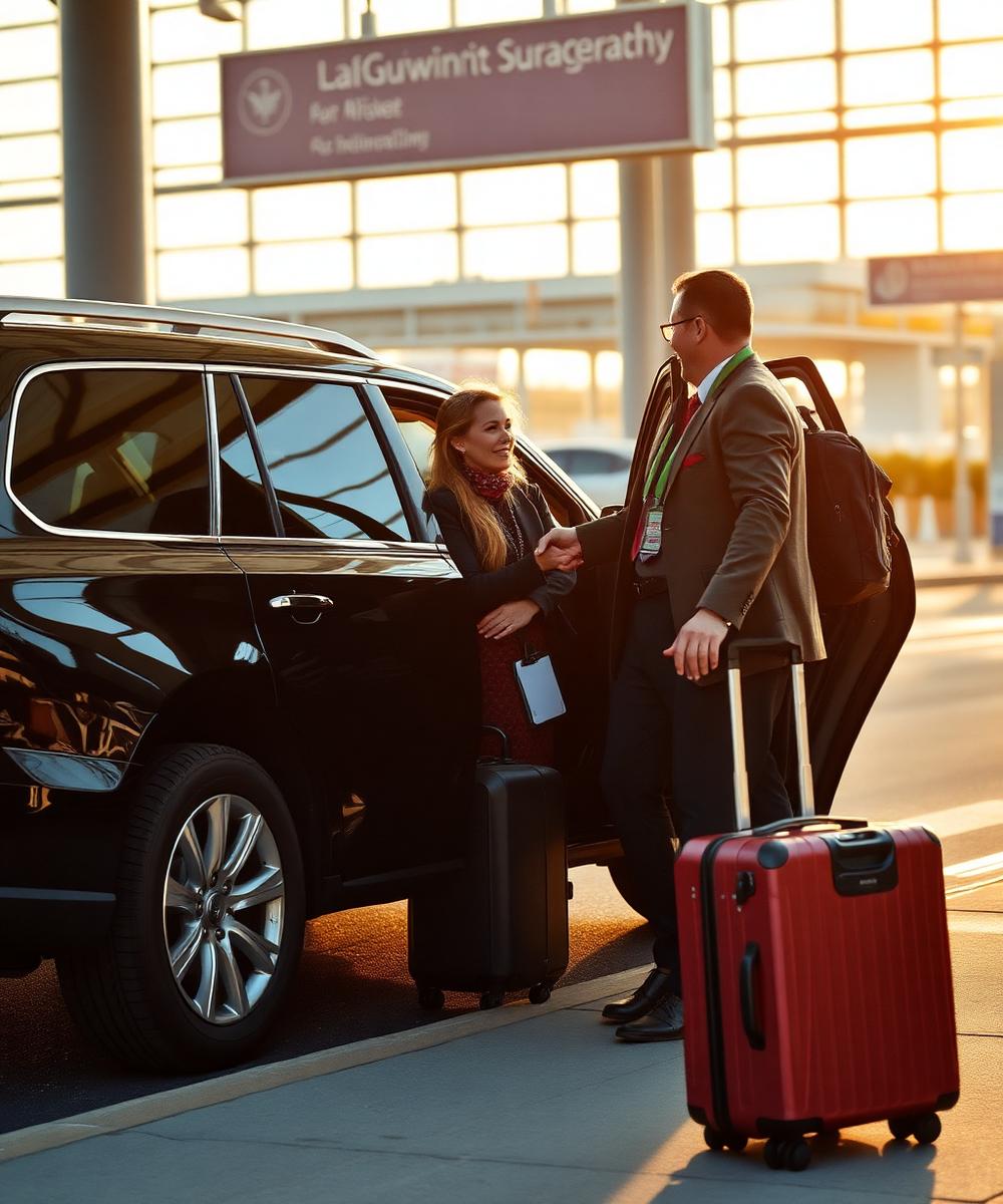 Airport pickup at LaGuardia